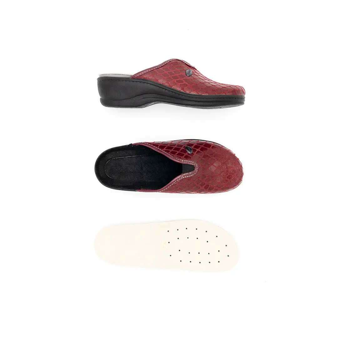 Sabot Con Plantare Estraibile Bordò MERY