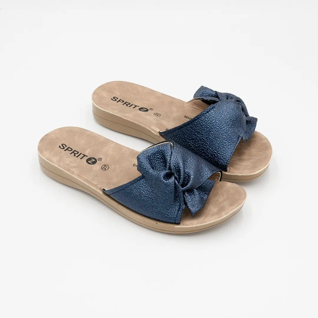 Ciabatte Tomaia Annodata Blu IRIS