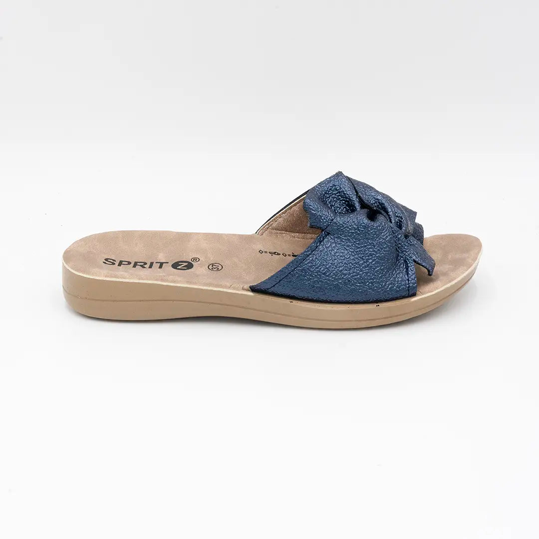 Ciabatte Tomaia Annodata Blu IRIS