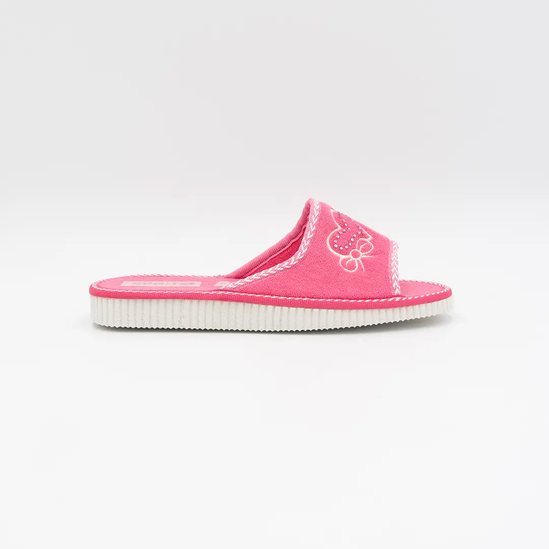 Ciabatte In Cotone (Spugna) Rosa AVA 21-1095