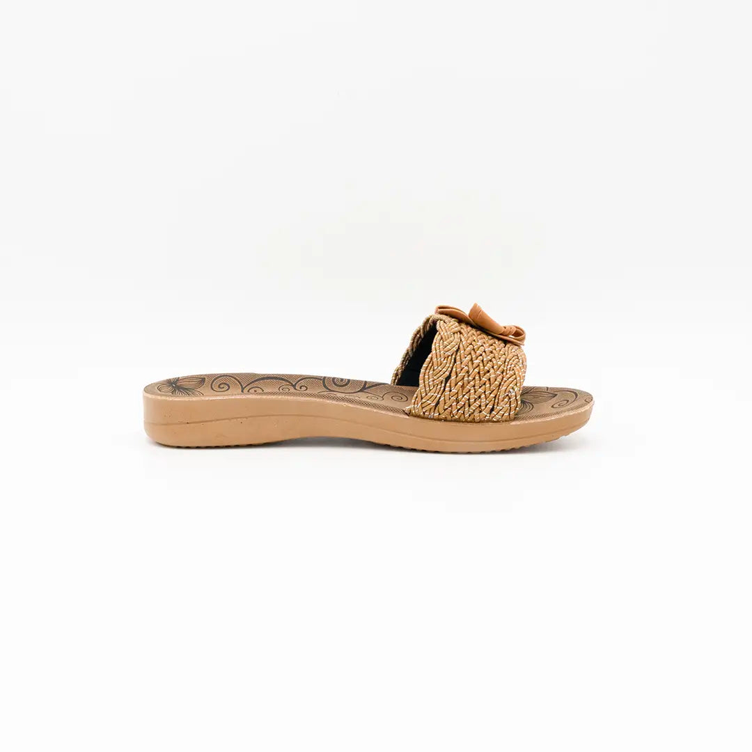Ciabatte Con Fiocco Beige MILÚ 2560
