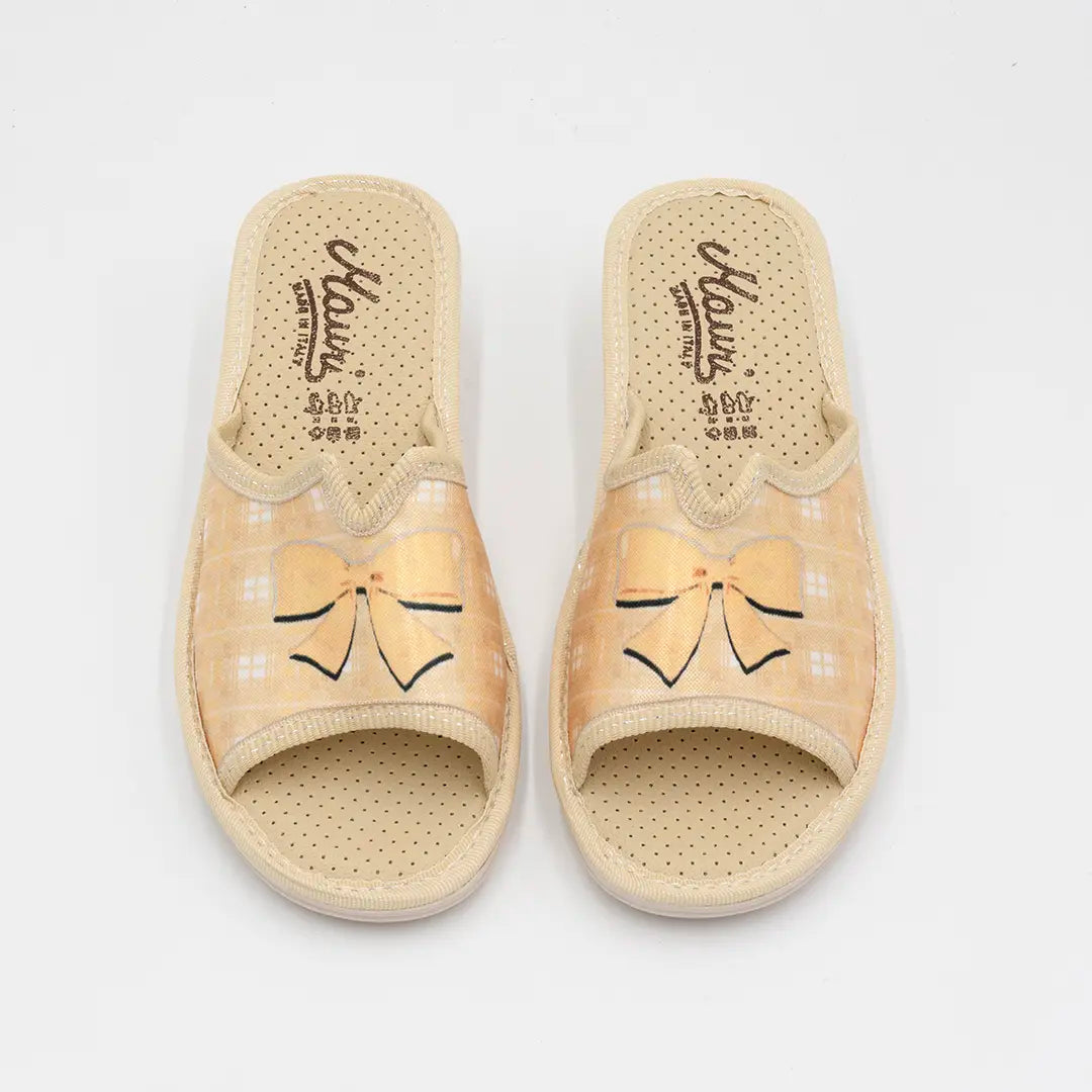Ciabatte in tessuto Beige FLAKE