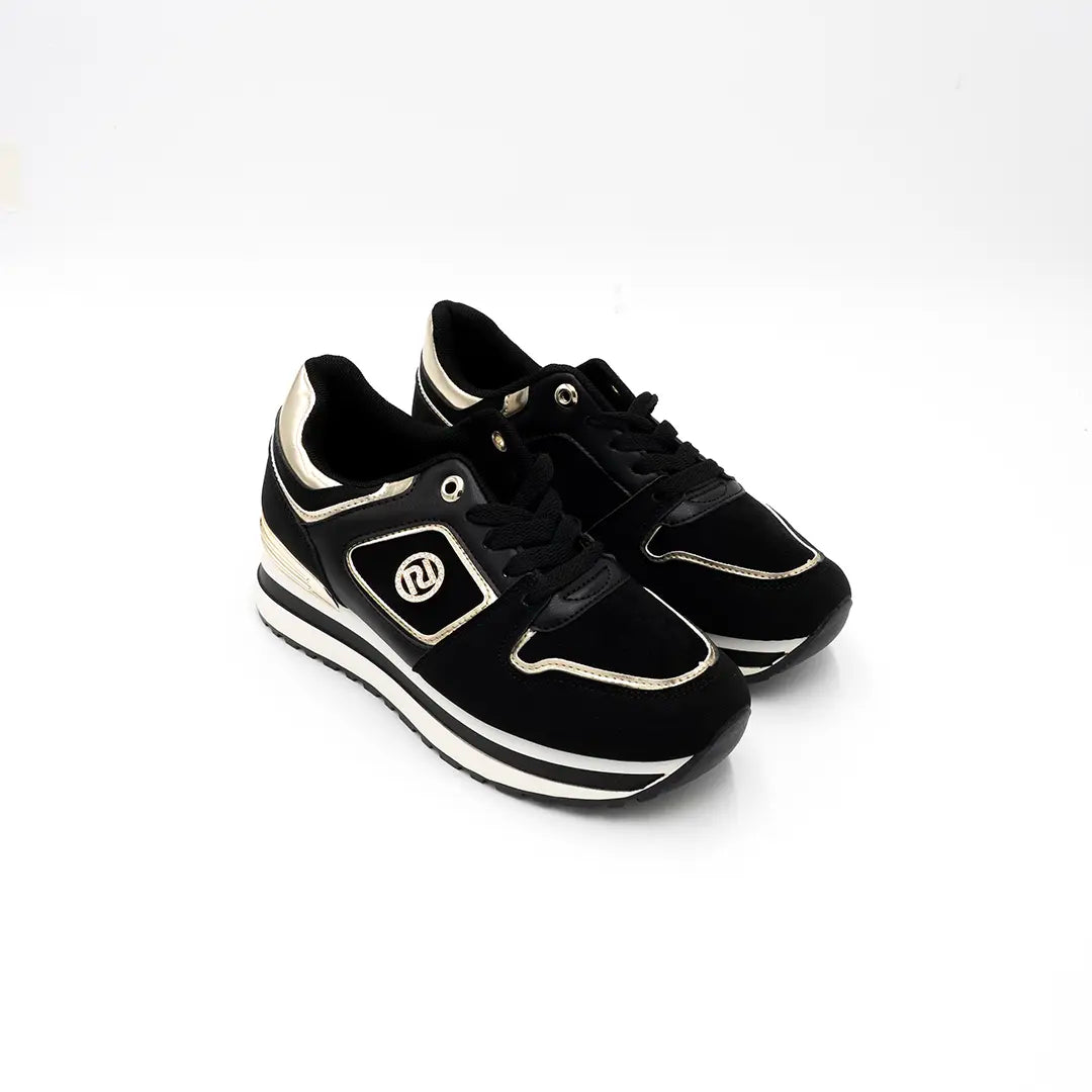 Scarpette Con Suola Alta Nere FANNY2