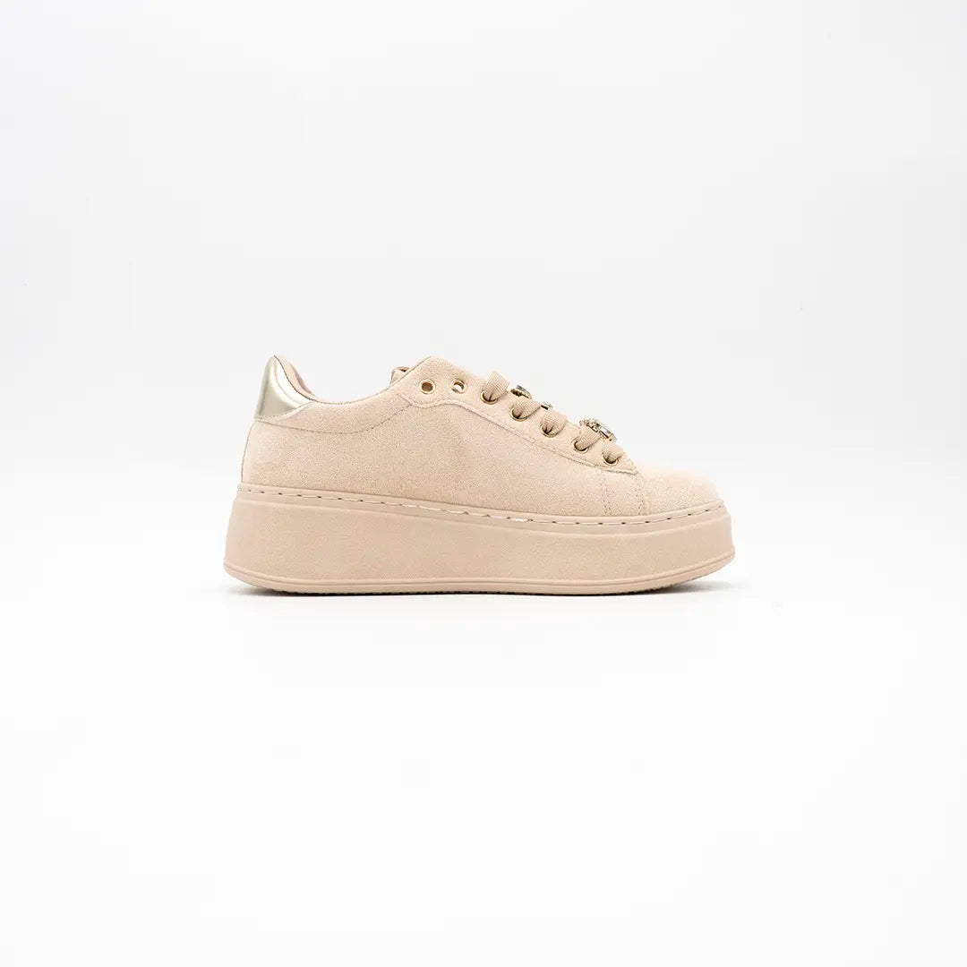 Scarpette Con Gioielli Beige JEWEL