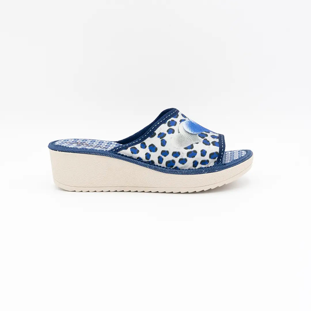 Ciabatte in tessuto Blu TRI-HEARTS 9902
