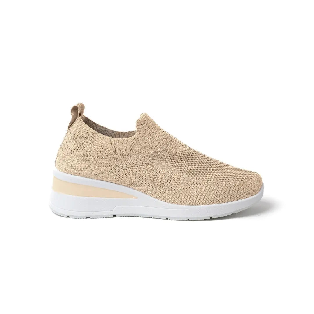 Scarpe A Calzino Ultraleggere Beige GRACE