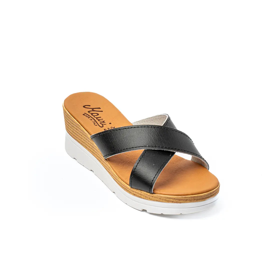 Zatteroni Con Intreccio Nero Ultra-Comfort GIRONA