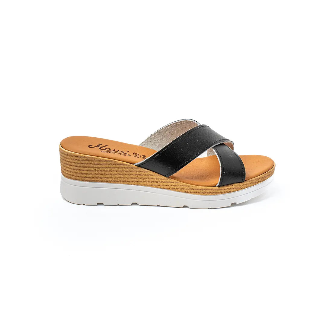 Zatteroni Con Intreccio Nero Ultra-Comfort GIRONA