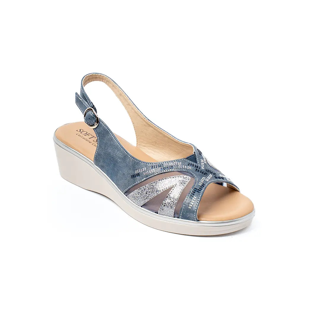 Sandali Extra Comfort Blu EMMA