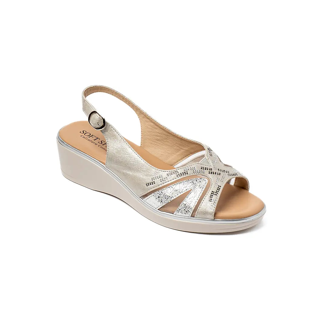 Sandali Extra Comfort Argento EMMA