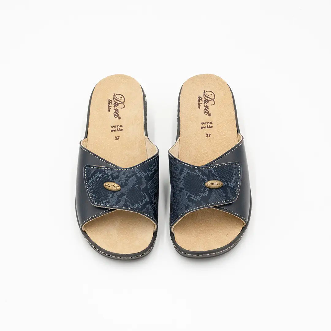 Ciabatta estraibile Con Strappo Blu PURE COMFORT