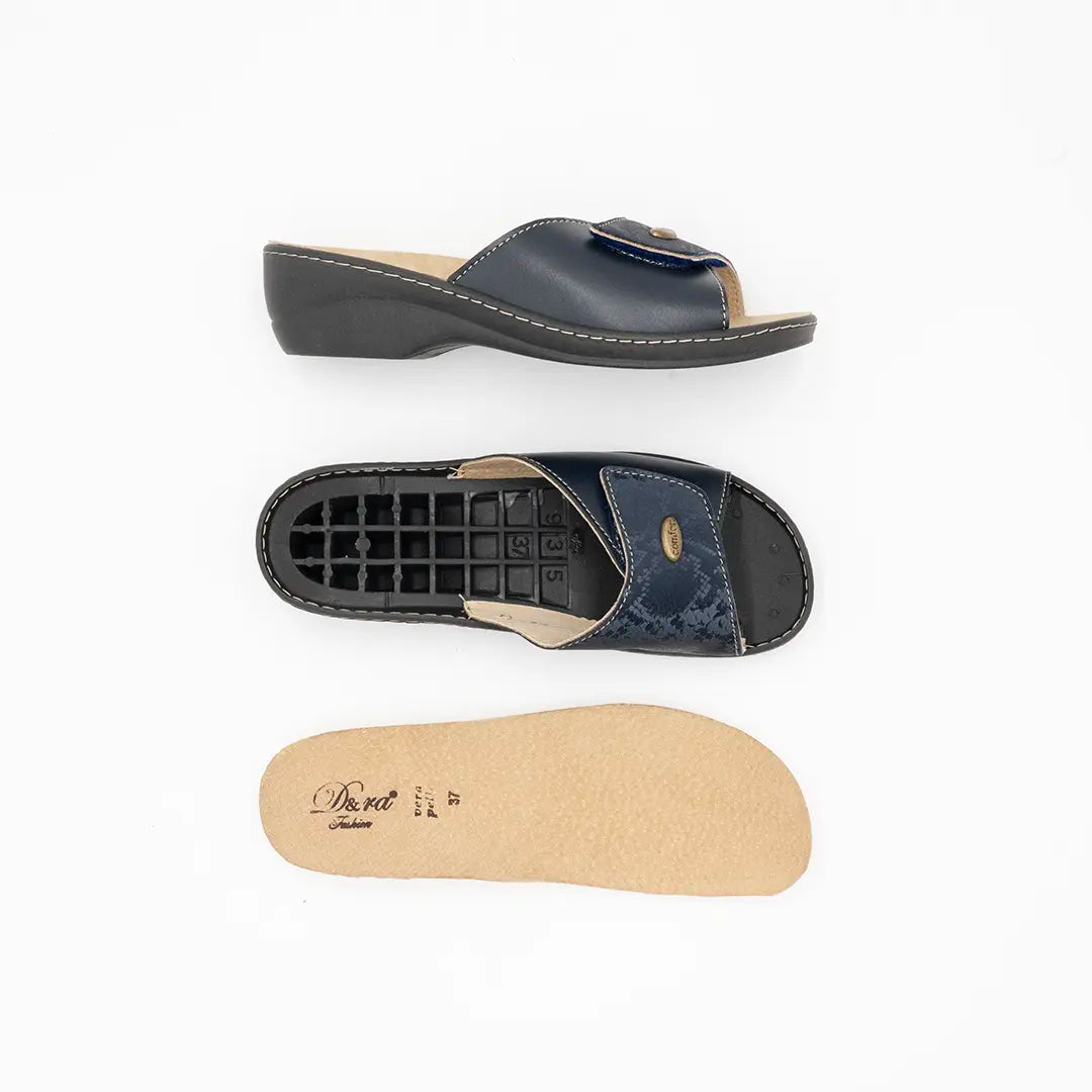 Ciabatta estraibile Con Strappo Blu PURE COMFORT