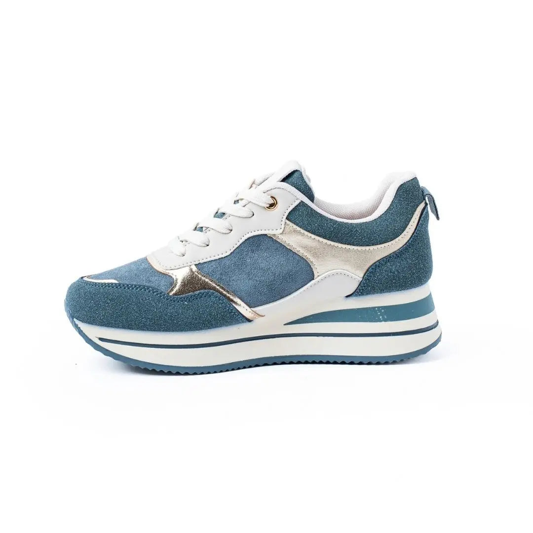 Sneakers Con Platform Azzurre ELSA