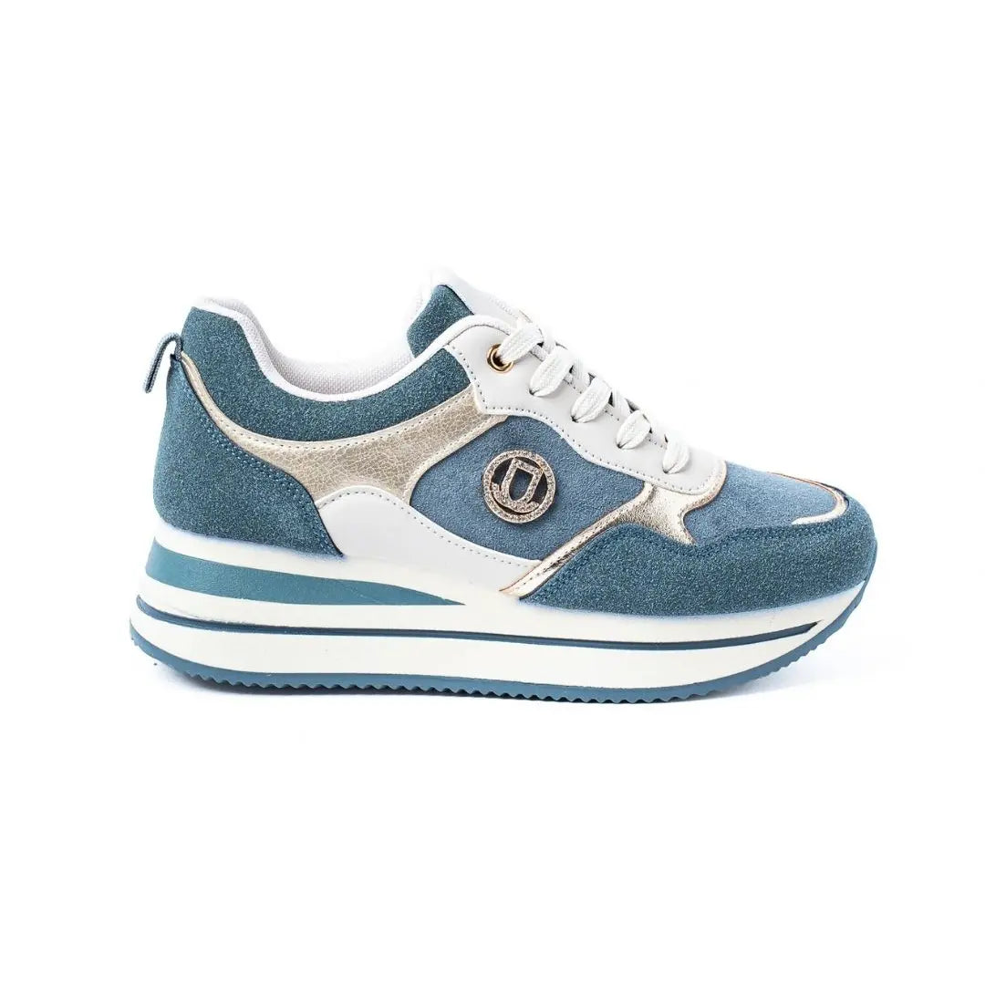 Sneakers Con Platform Azzurre ELSA