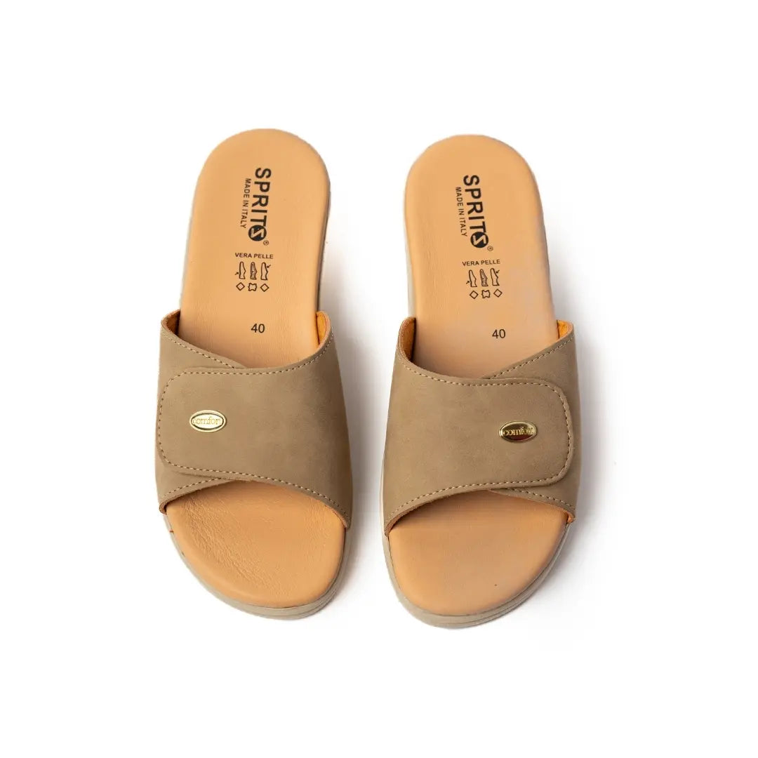 Ciabatte In Memory Made in Italy Taupe SATURN