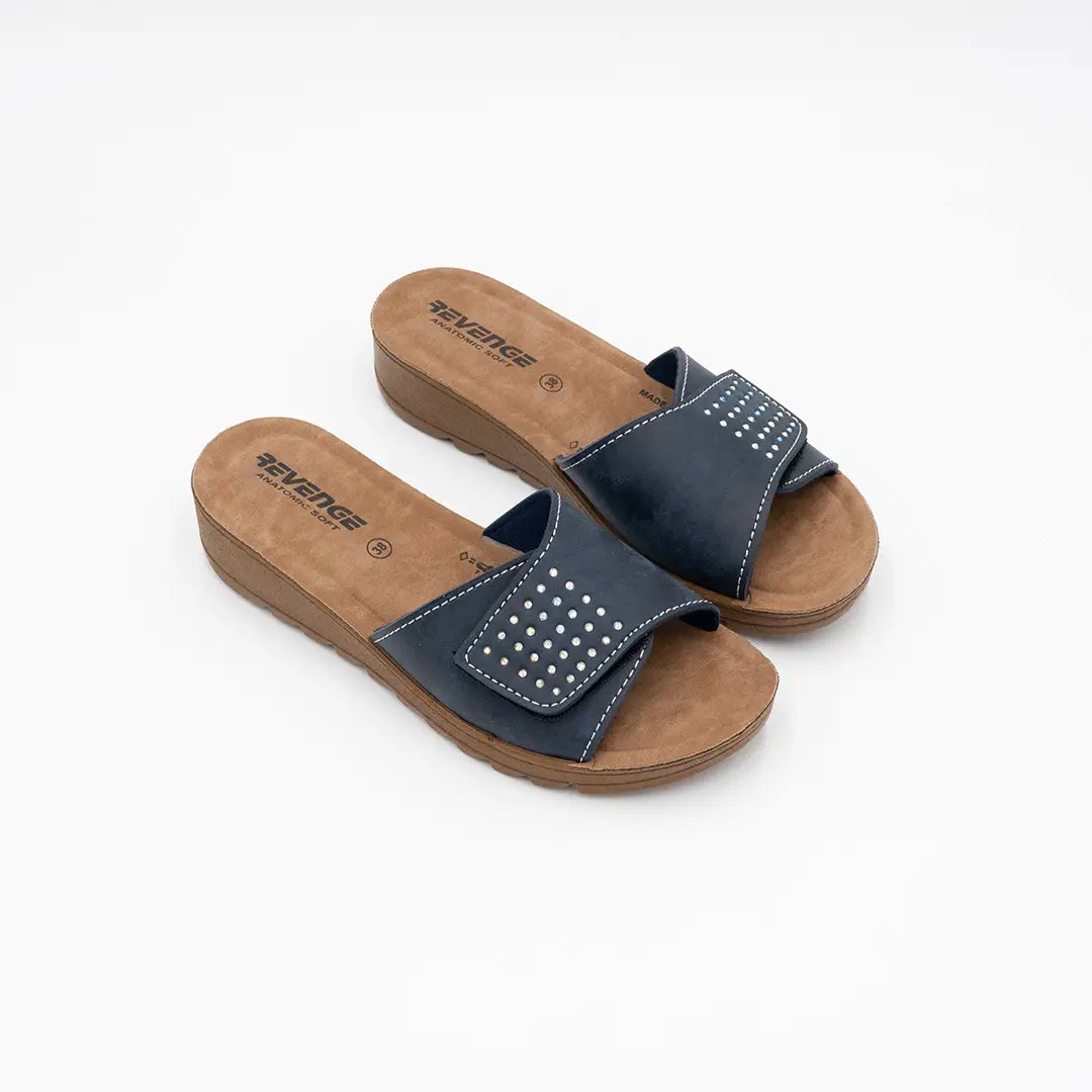 Ciabatte Con Strappo Blu ICON