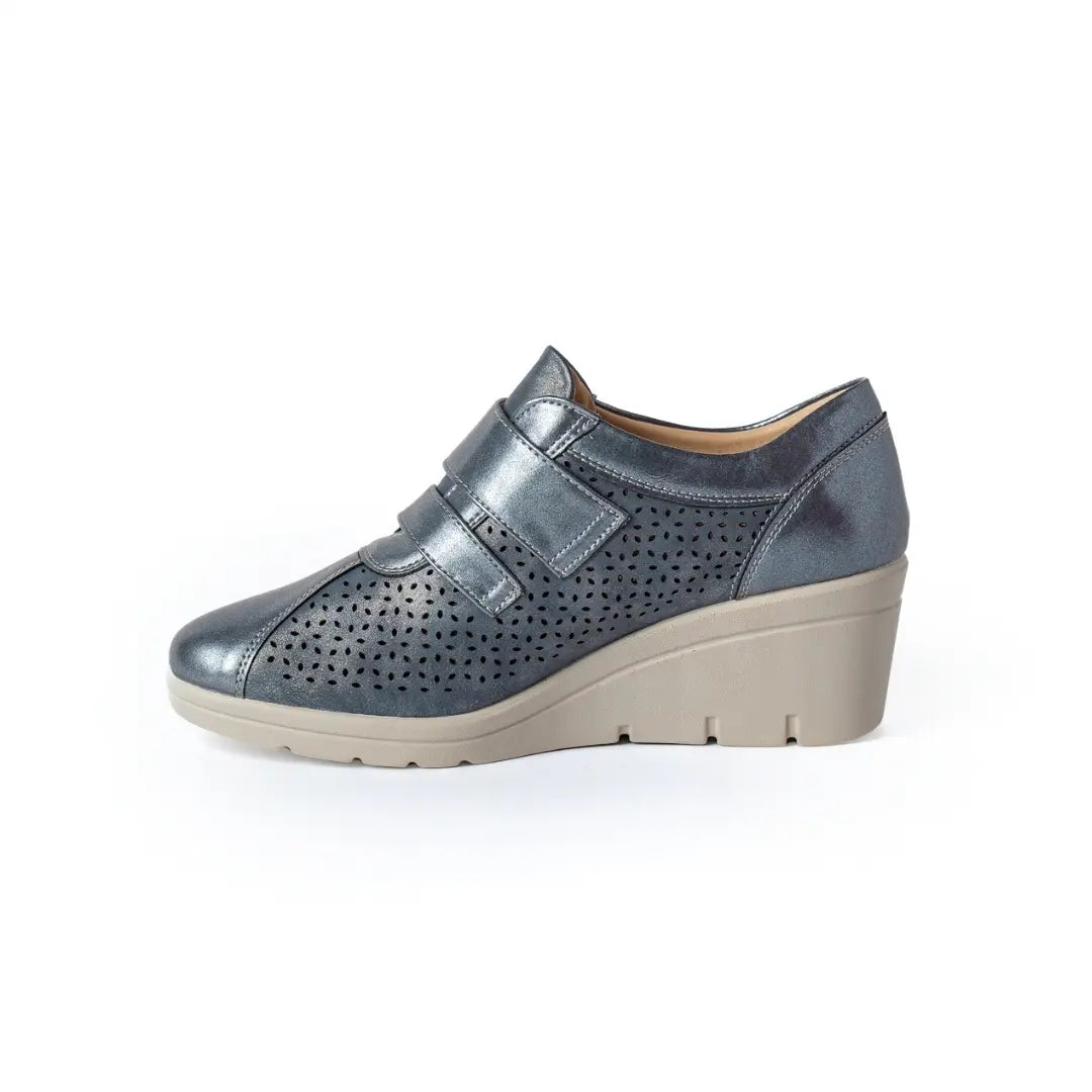 Sneakers Suola Alta Traspiranti Blu ERIKA