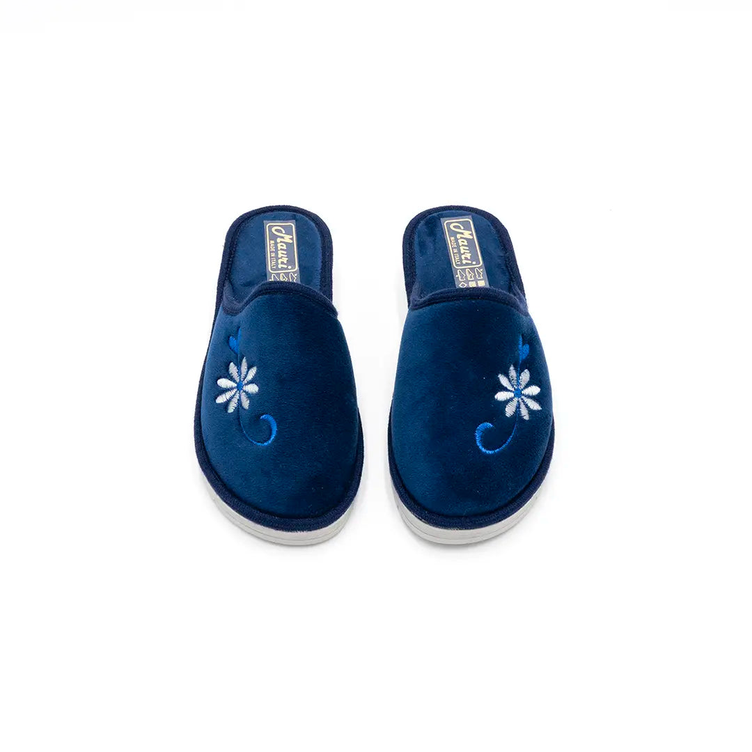 Pantofole Foderate Blu GISEL