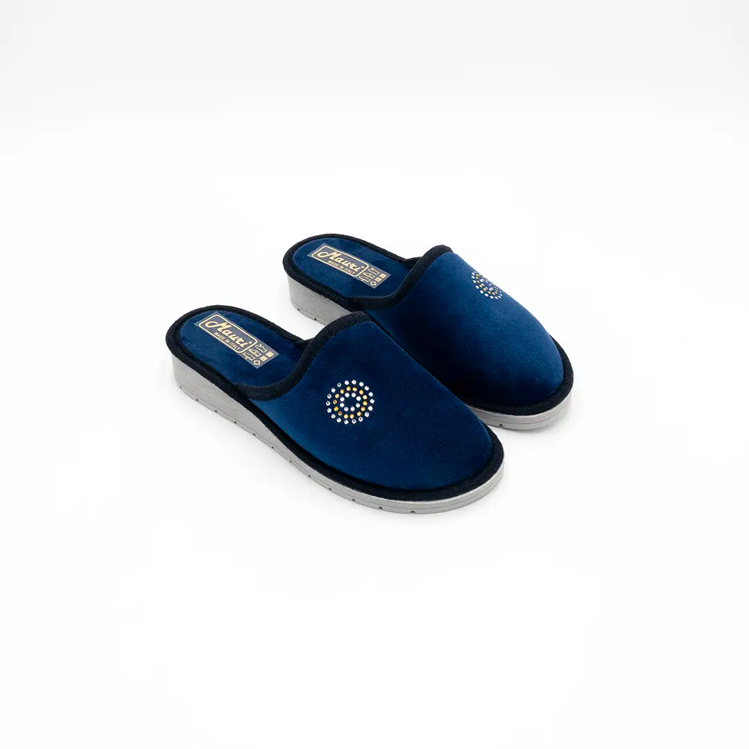 Pantofole Foderate Blu IMMA