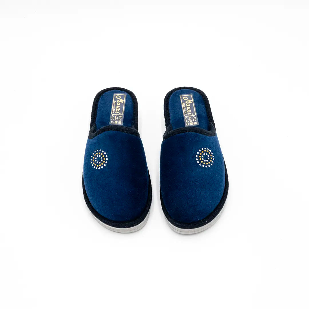 Pantofole Foderate Blu IMMA