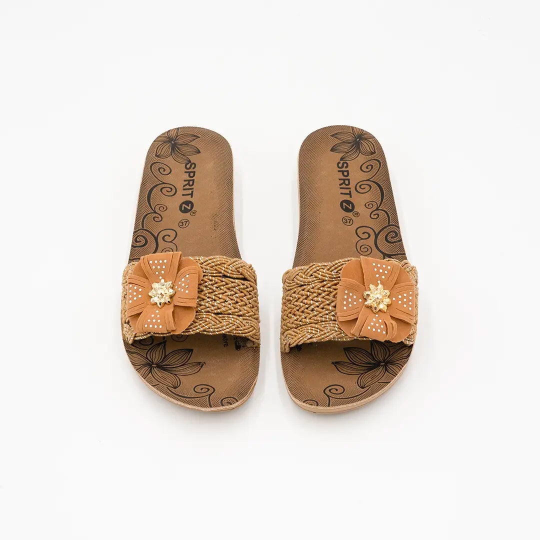 Ciabatte Con Fiocco Beige MILÚ 2560