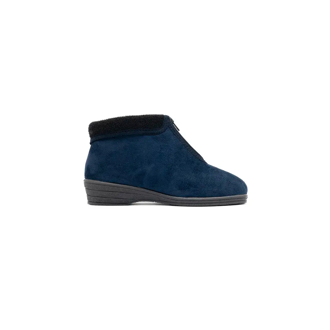 Stivaletti Foderati Con Zip Blu SORAYA