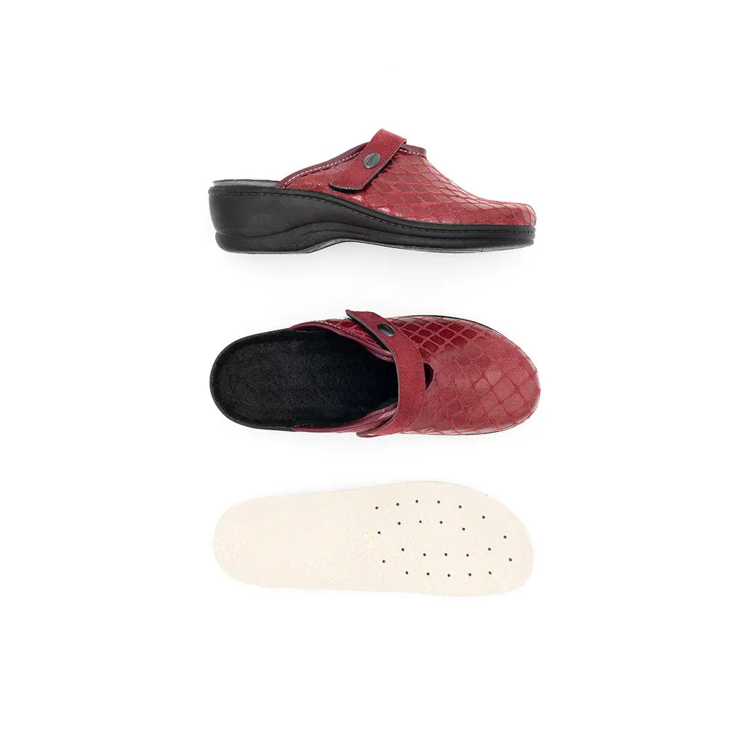 Sabot Con Plantare Estraibile Bordò SOFY