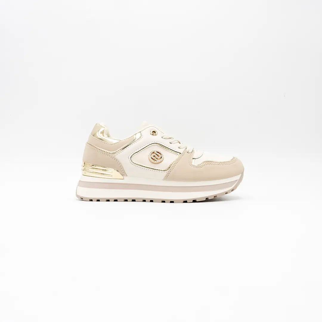 Scarpette Con Suola Alta Beige FANNY2