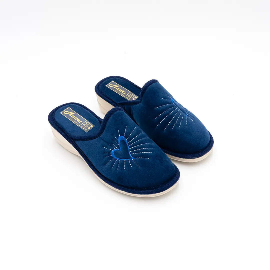 Pantofole Foderate Blu BEAM