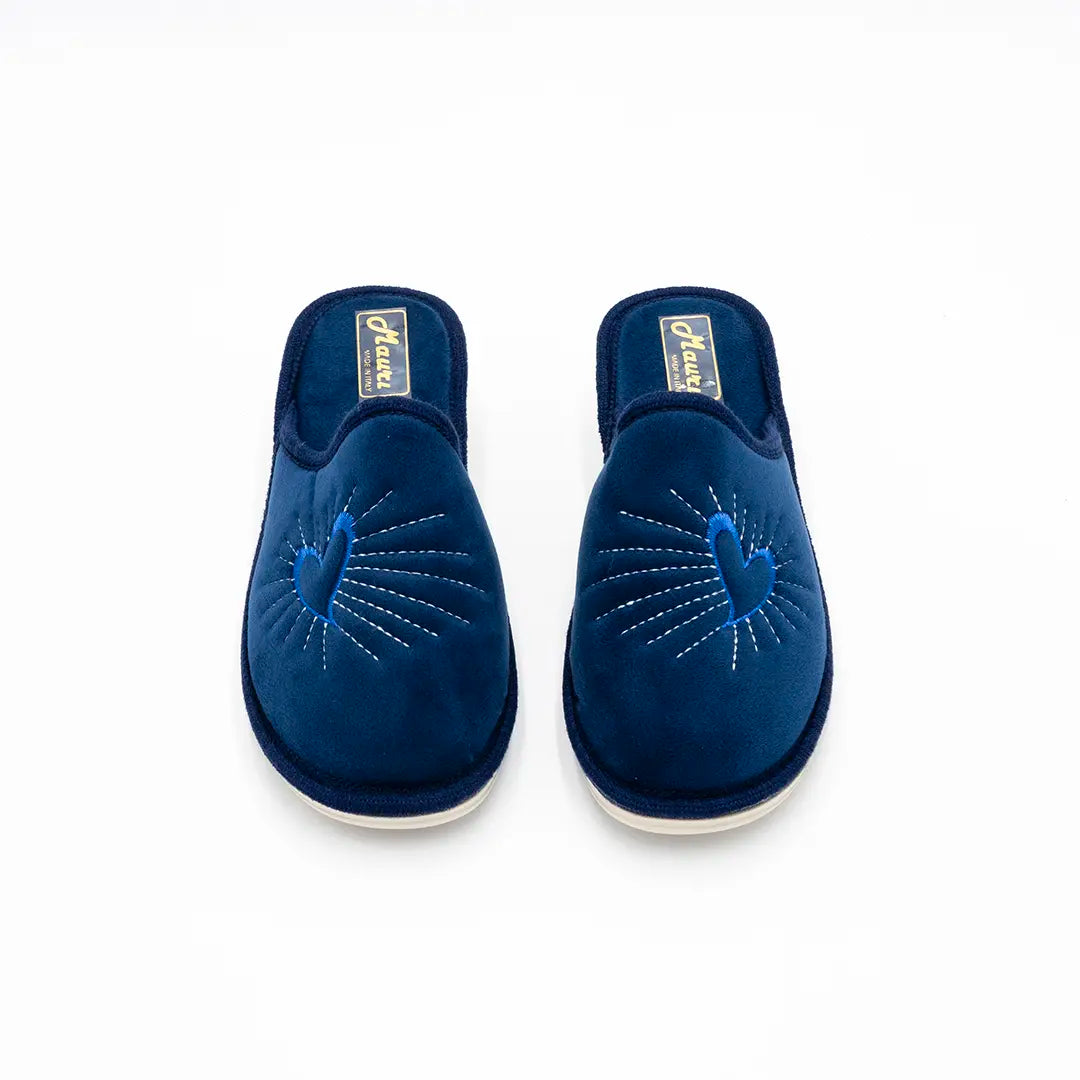Pantofole Foderate Blu BEAM