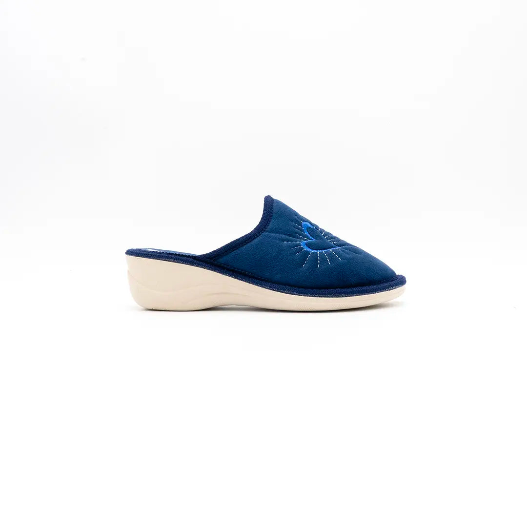 Pantofole Foderate Blu BEAM