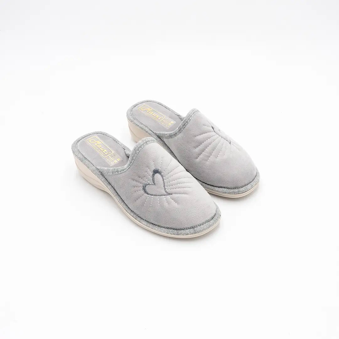 Pantofole Foderate Grigie BEAM