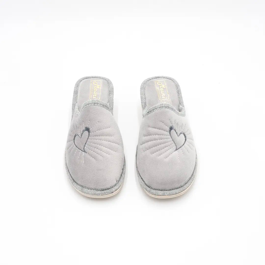 Pantofole Foderate Grigie BEAM