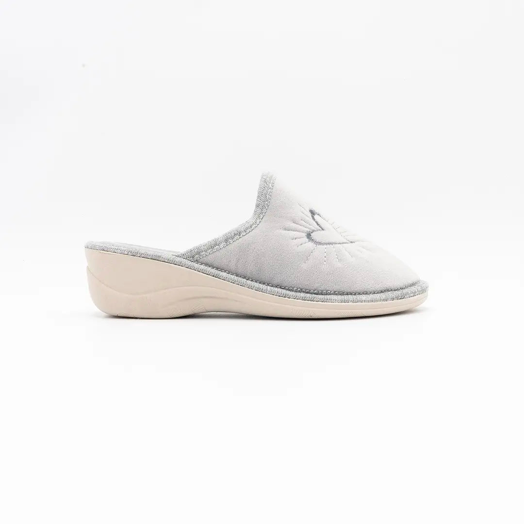 Pantofole Foderate Grigie BEAM