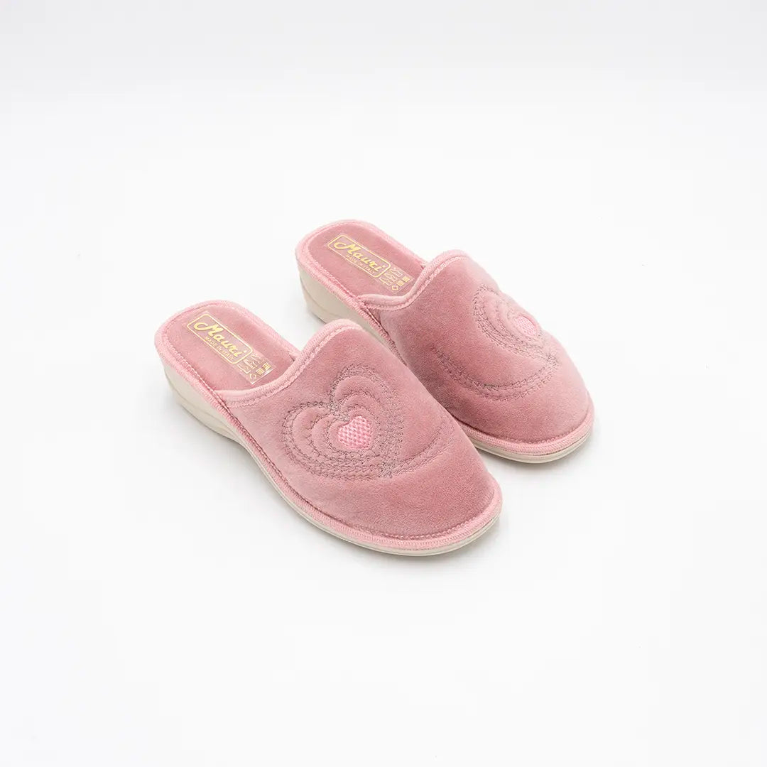 Pantofole Foderate Cipria HEART2