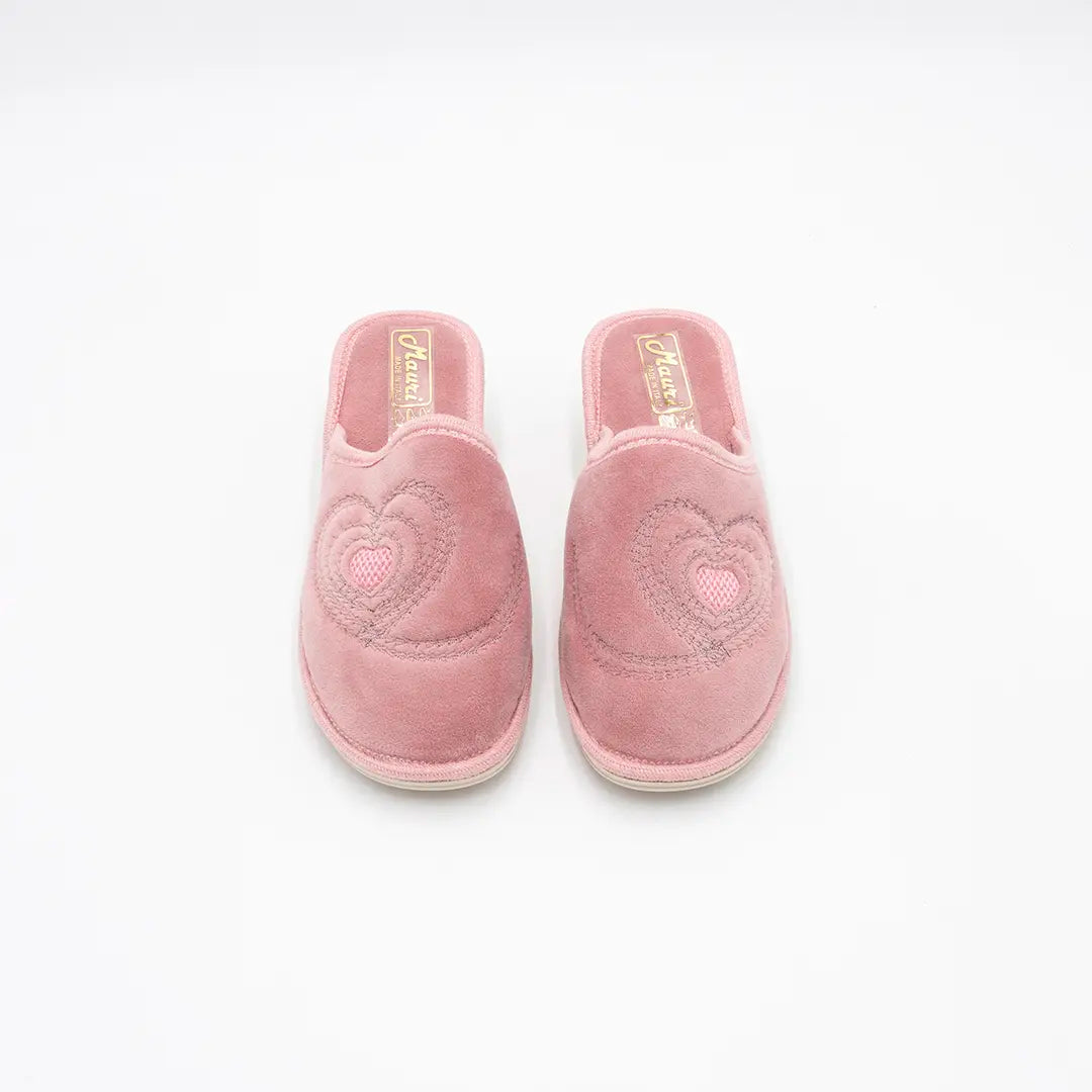 Pantofole Foderate Cipria HEART2