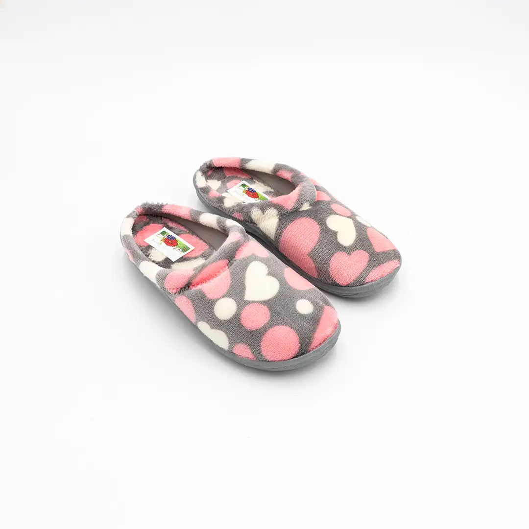 Pantofole Profumate Cuori Grigie PROFUMELLE