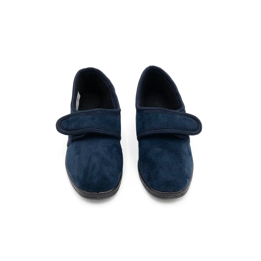 Scarpette In Velluto Con Strappo Blu ALEXA