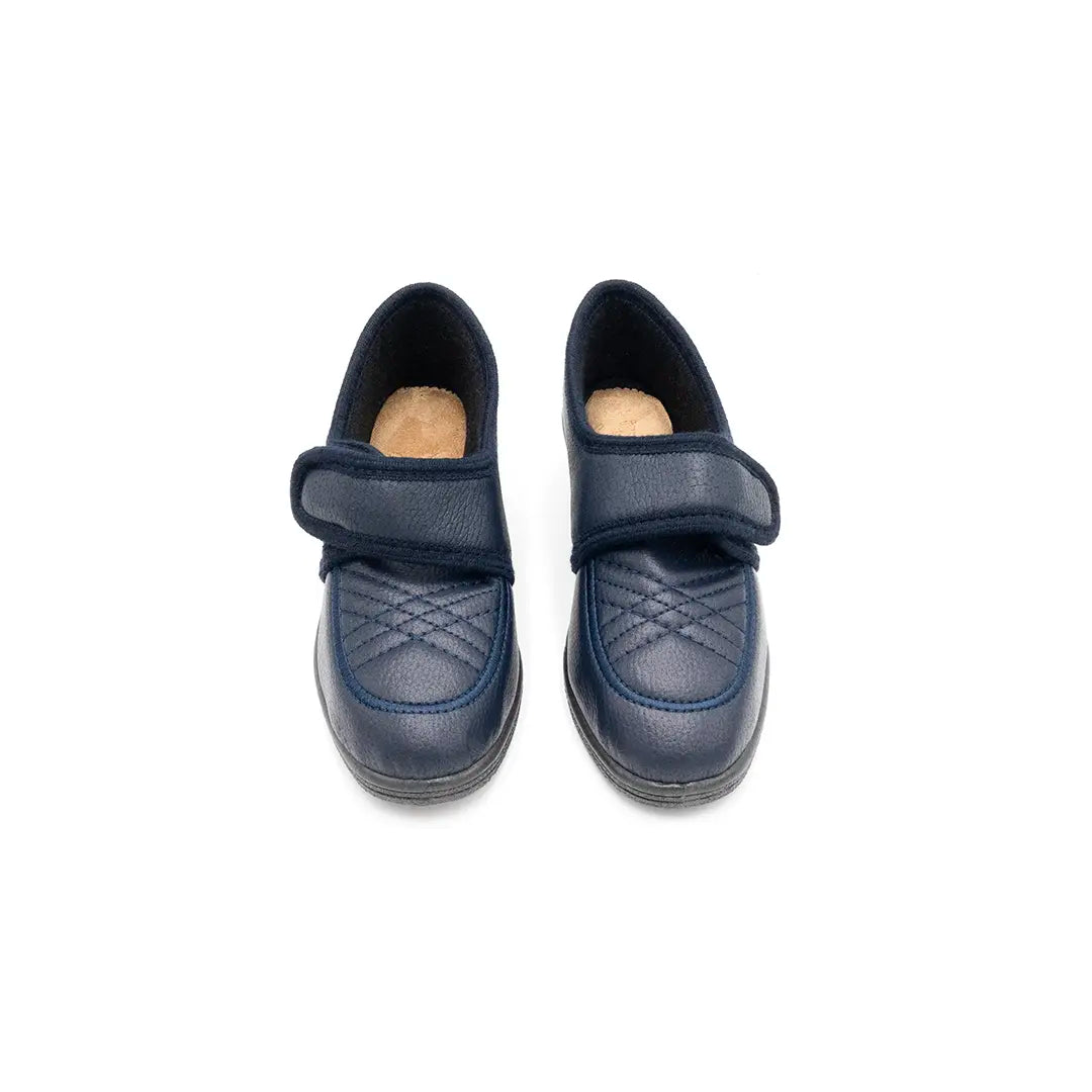 Scarpette In Ecopelle Con Strappo Blu DORY