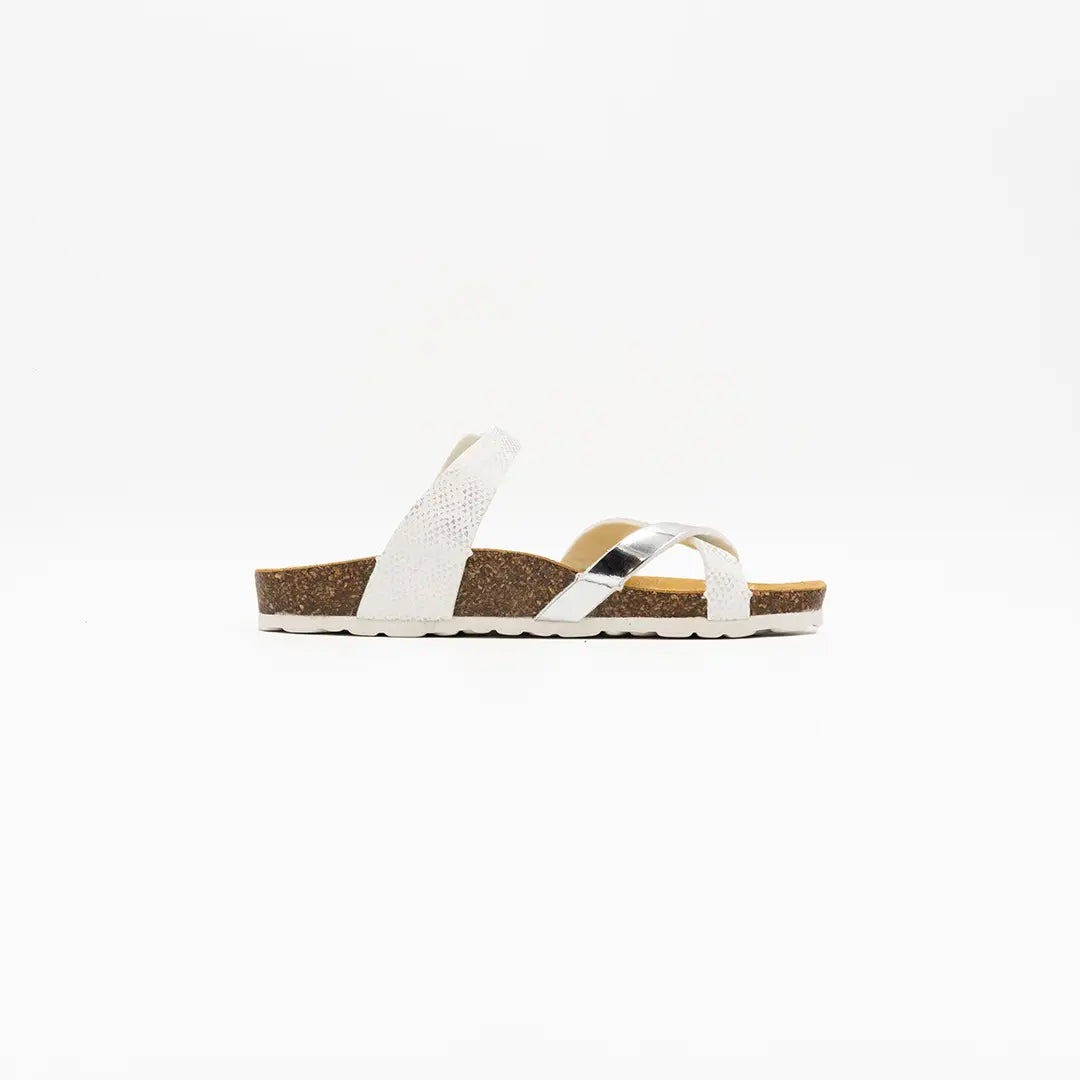Ciabatte Fascia Infradito Bianche LEILA BK1036