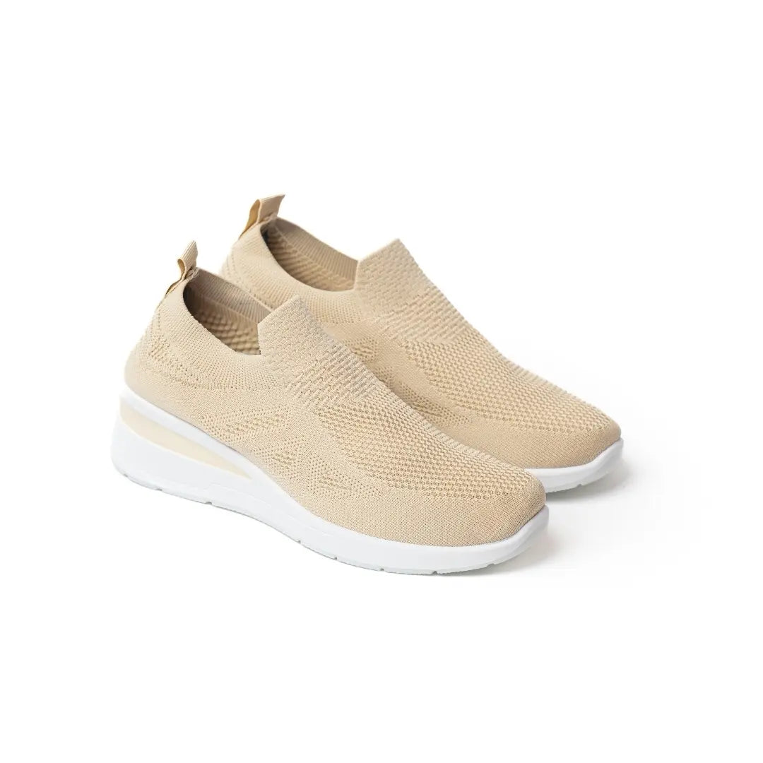 Scarpe A Calzino Ultraleggere Beige GRACE