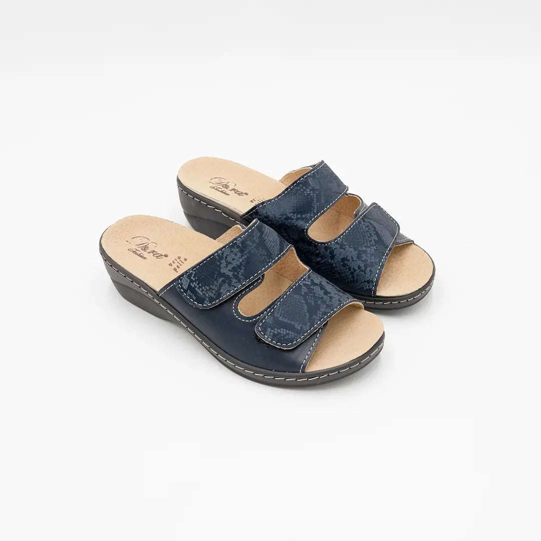 Ciabatta estraibile Con Doppio Strappo Blu BOA EST07