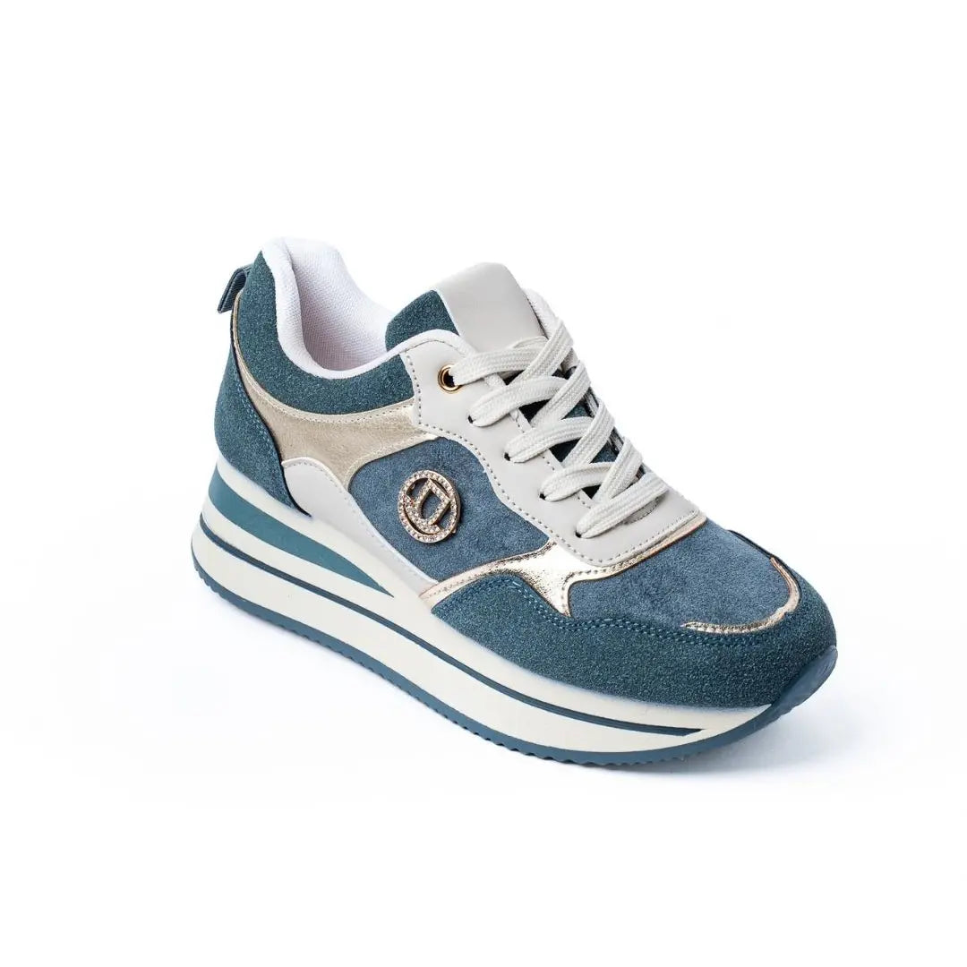 Sneakers Con Platform Azzurre ELSA