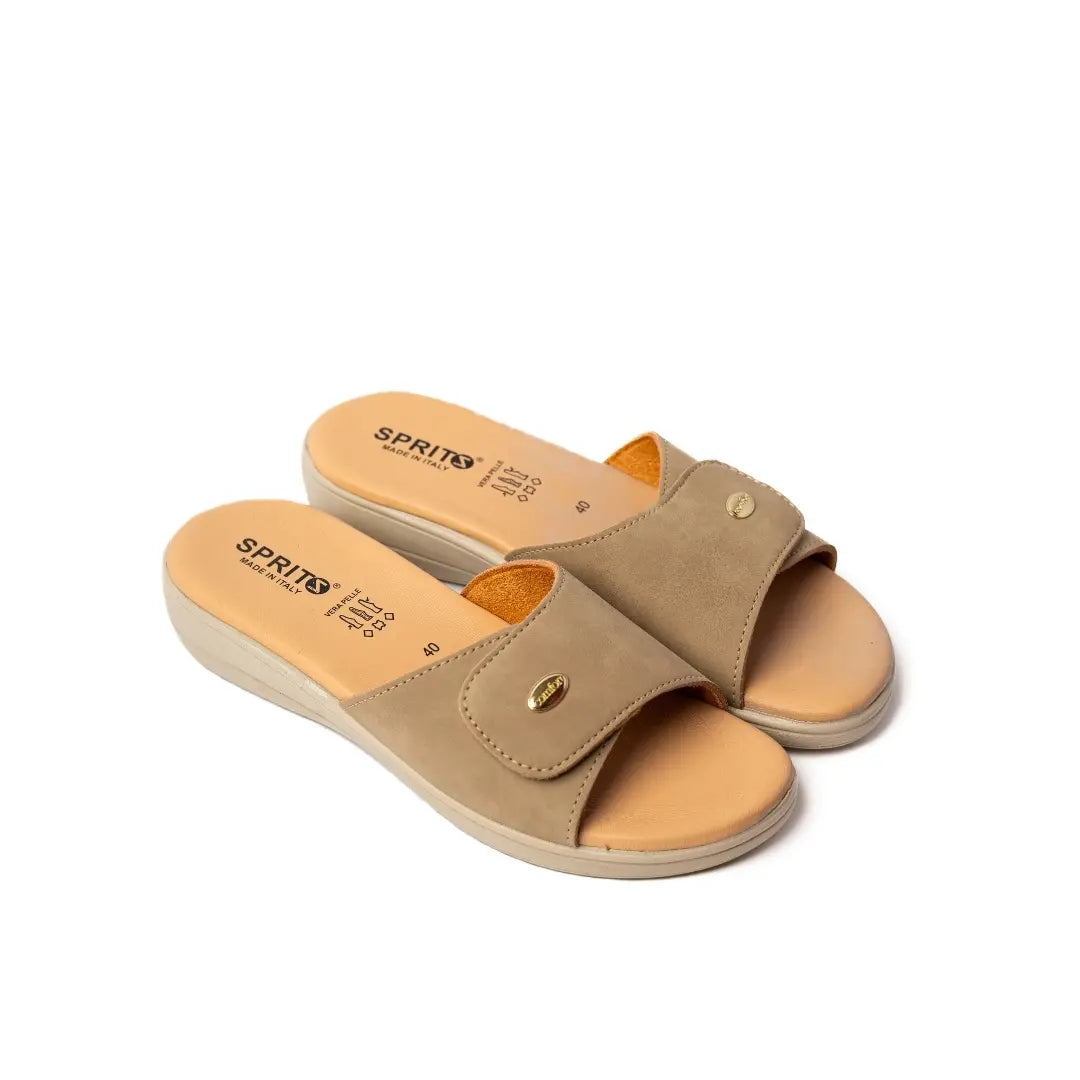 Ciabatte In Memory Made in Italy Taupe SATURN