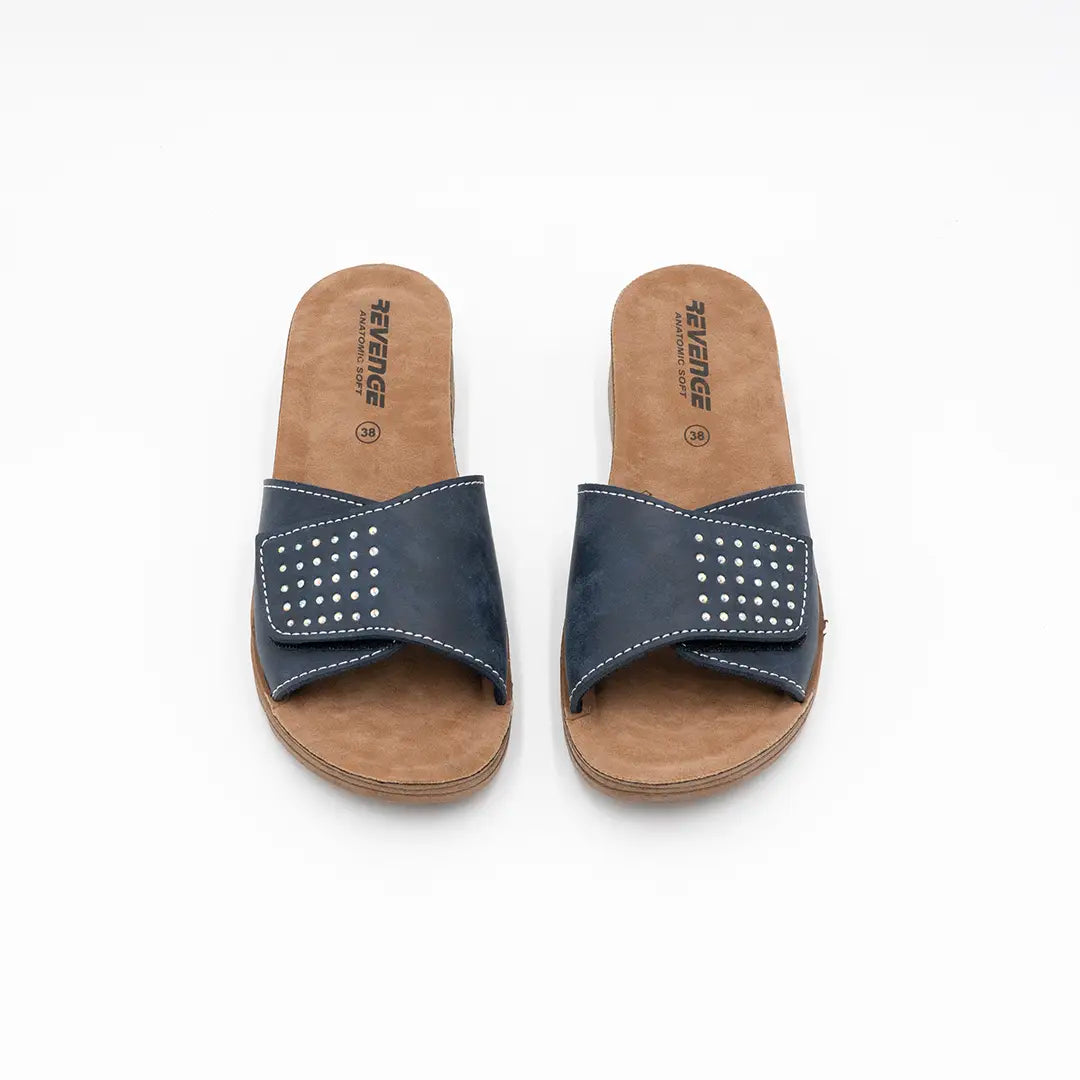 Ciabatte Con Strappo Blu ICON M258