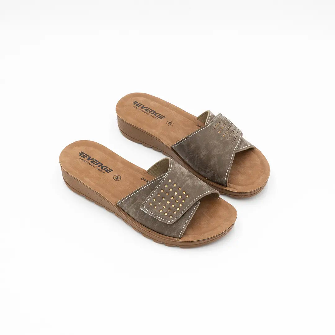Ciabatte Con Strappo Beige ICON M258
