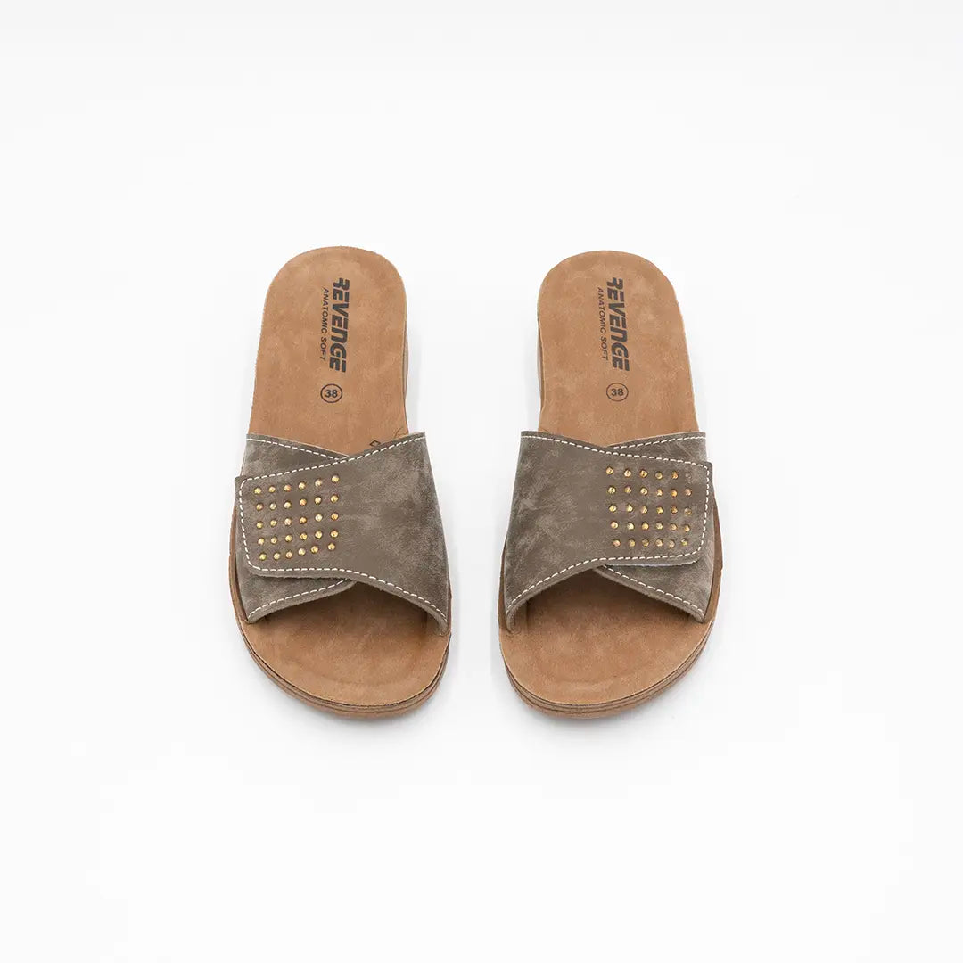 Ciabatte Con Strappo Beige ICON M258
