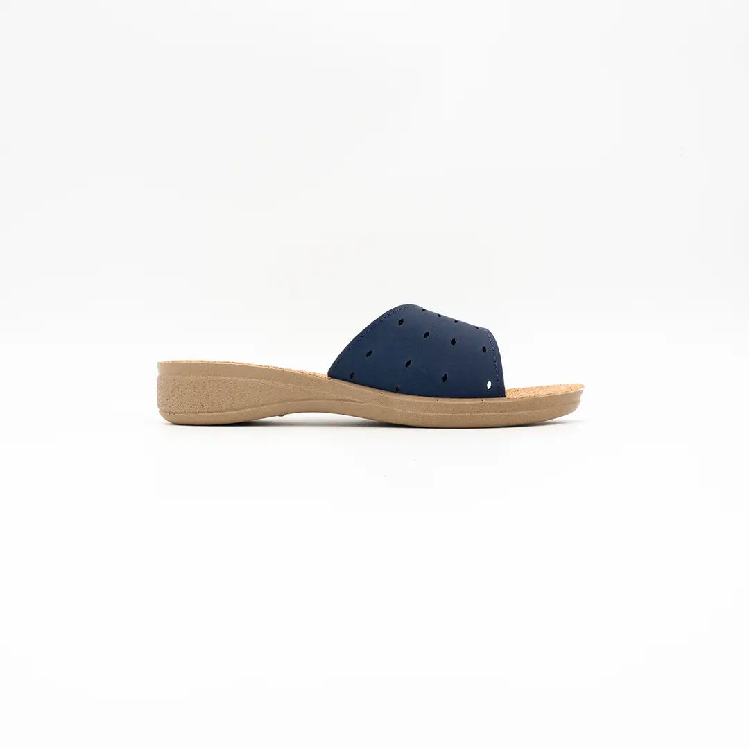 Ciabatte Con Suola In Sughero Blu MILLY SA1