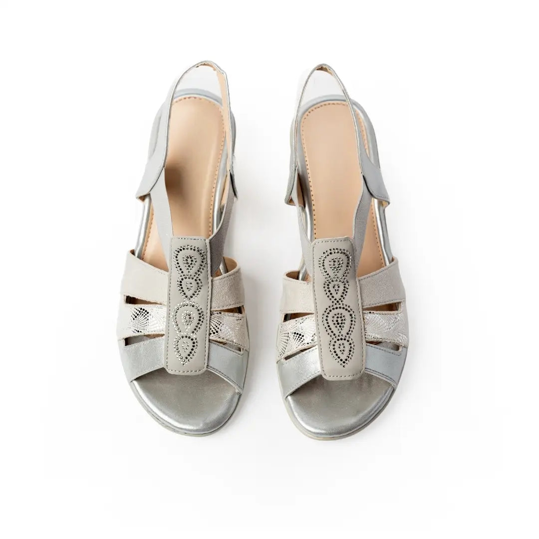 Sandali Con Fascia Elastica Grigi ARLES