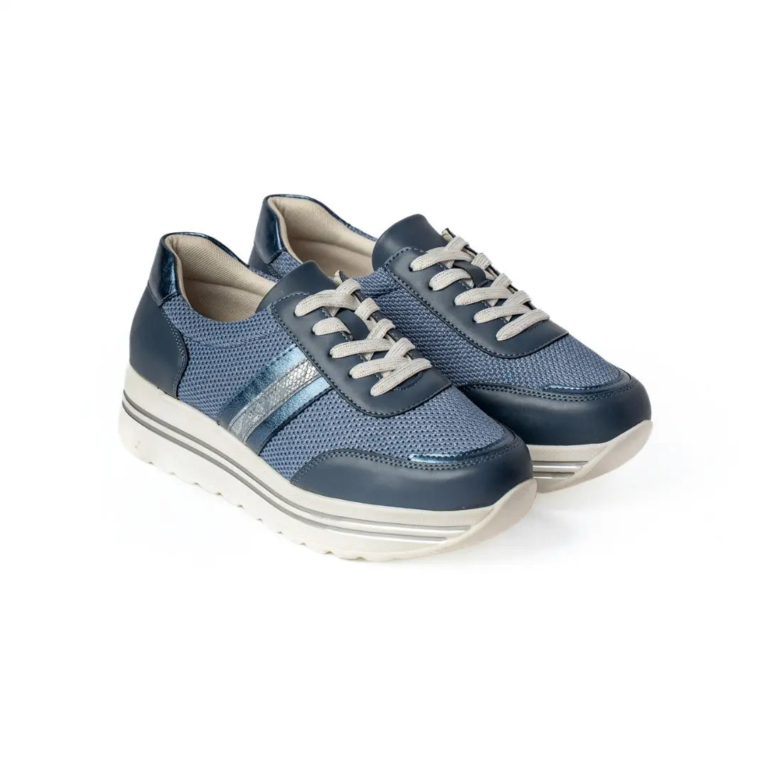 Sneakers Traspiranti Suola Ultraleggera Blu FLORA